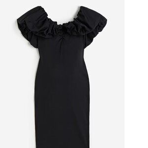 H&M MAMA Off-the-shoulder Dress Size S NEW WITH TAG!